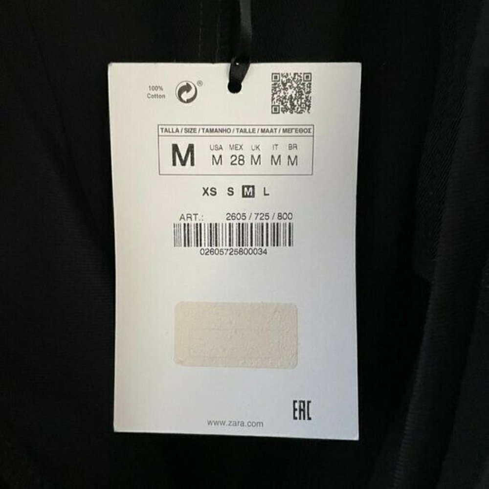 SALE NWT Zara Studio RARE Limited Edition Black Overlay Mini Dress Medium - Picture 11 of 13